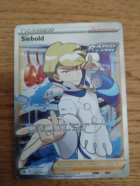 Pokemon karta siebold, 