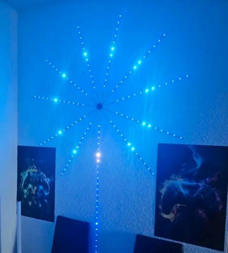 Led svetlá s diaľkovým ovládaním.super na párty či, 