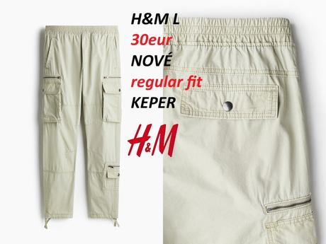 Cargo nohavice hm (kapsáče), h&m,l / m