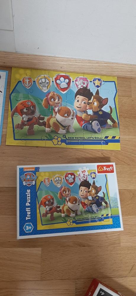 2x puzzle paw patrol, 