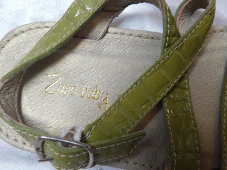 Zara kvalitne kožene sandalky, zara,22