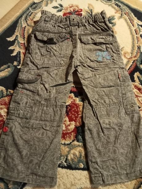 Nohavice podšité úpletom, rebel,98