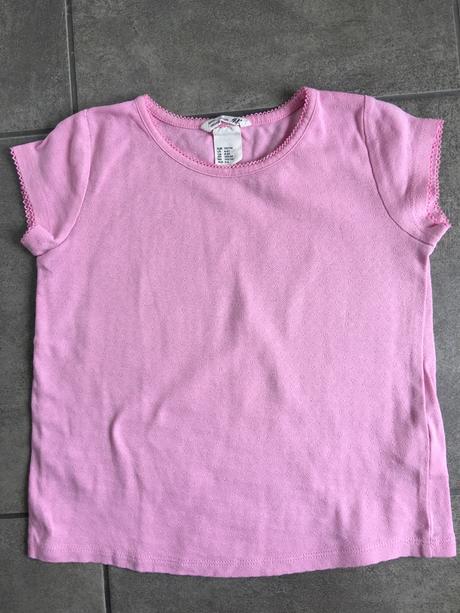 Tričko s dierkovanou štruktúrou, h&m,110