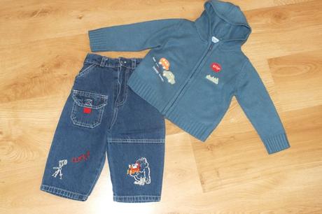 Rifle + svetrik, vyborny stav, 80