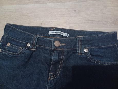 Riflová sukňa, terranova,s