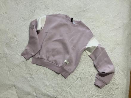 Fialová mikina, h&m,xs