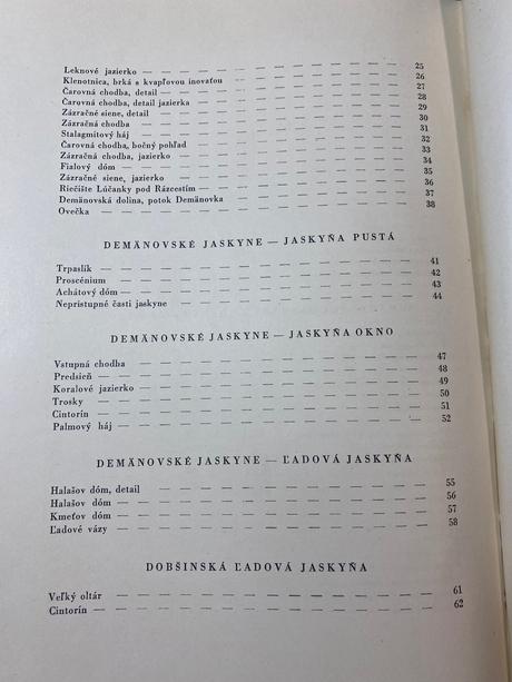 Stará kniha benický vojtech slovenské jaskyne 1950,