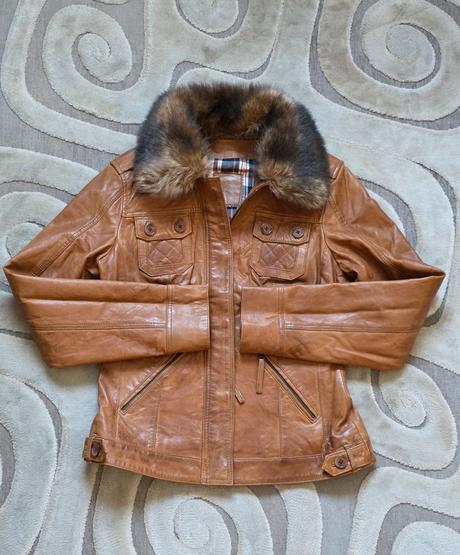 Kožená bunda s. oliver, s.oliver,36