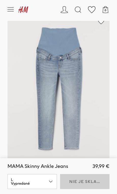 Rifle členkové h&m l, h&m,l