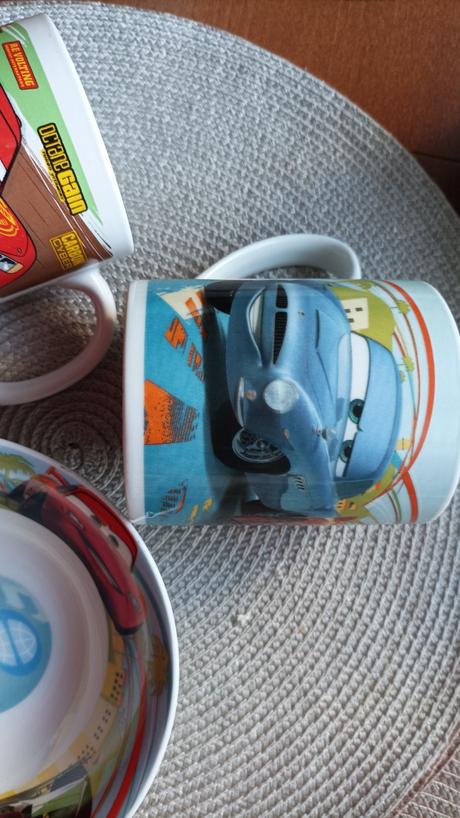 Miska + šálky mcqueen, 