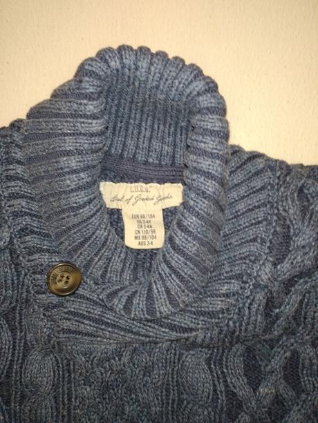 Pletený pulóvrik, h&m,98