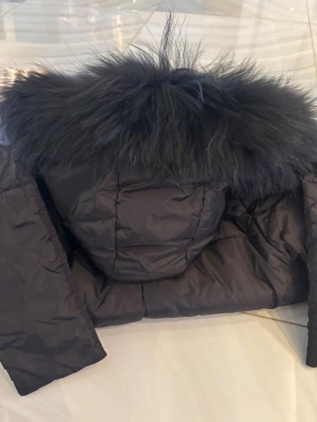 Zimná bunda s prírodnou kožušinou, 140