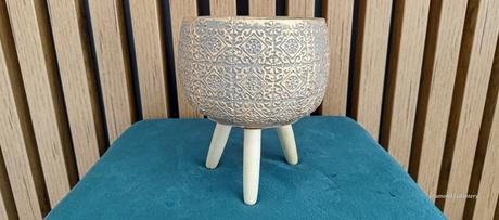 Kvetináč cementový- medený - 150x130 mm, 