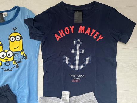 Tri pyzamka, h&m,128