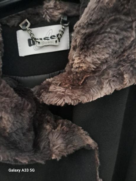 Čierny kabát č.44 s kapucňou, 44