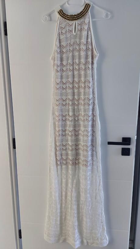 Hačkované dlhé šaty, s