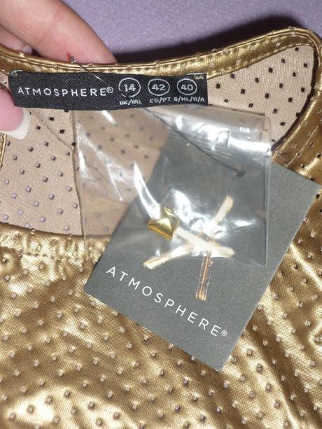 Extravagantné zlate tricko, atmosphere,42