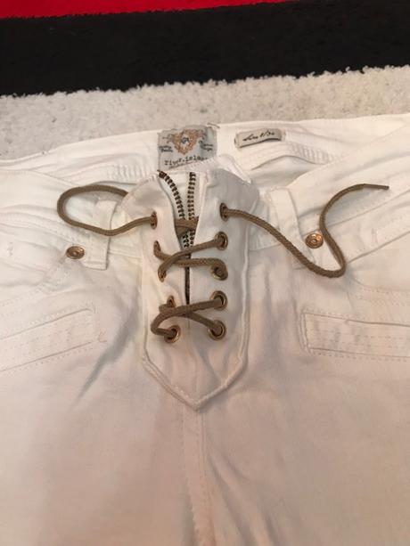 Krémové jeansy river island, river island,34