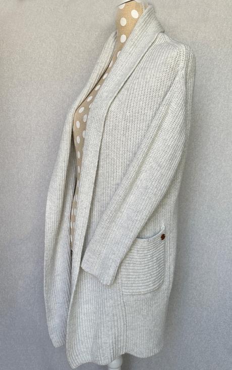 Vlnený off-white kardigán, s.oliver,34