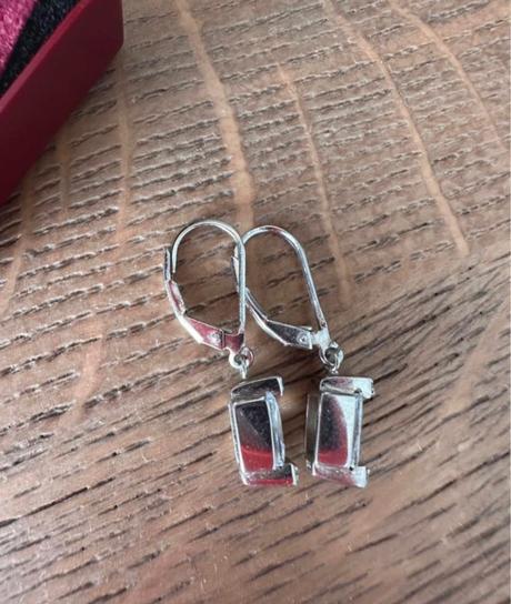 Krasny strieborny set s kristalmi, 