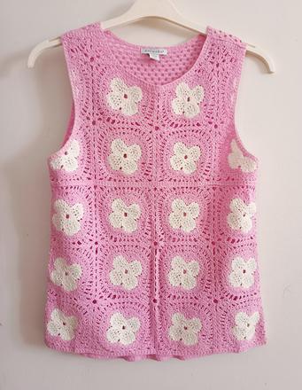 Háčkovaný top, primark,158
