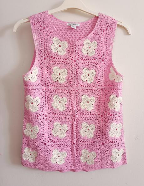 Háčkovaný top, primark,158