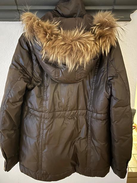 Sisley paperova bunda s pravou kozusinou, sisley,s