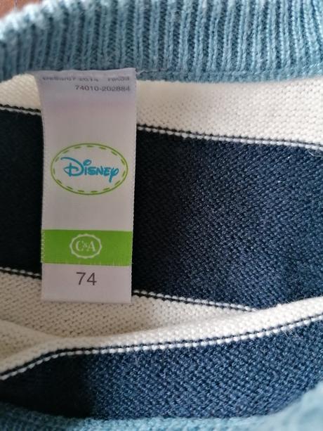 Svetrík mickey, c&a,74