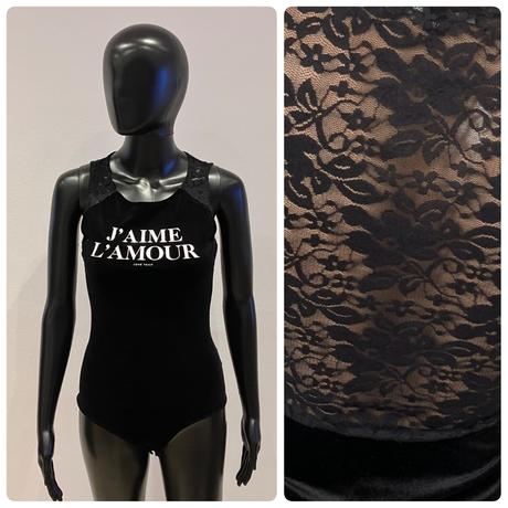 Zamatové body s čipkou (xs), tally weijl,xs