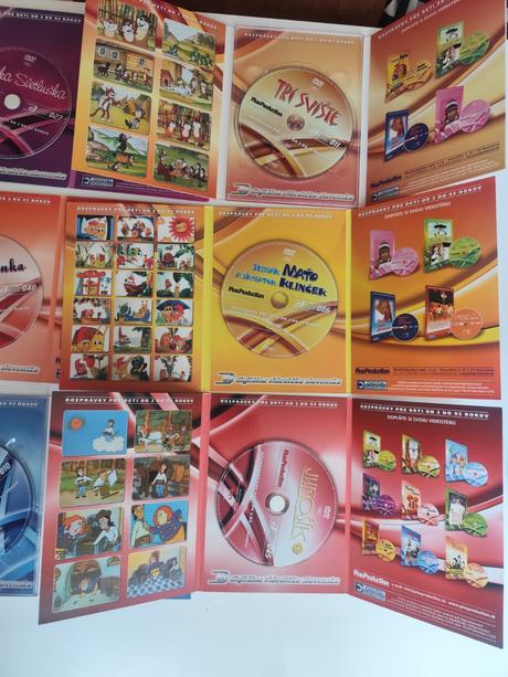 Dvd z edície rozprávky pre deti od 3 do 93 rokov,