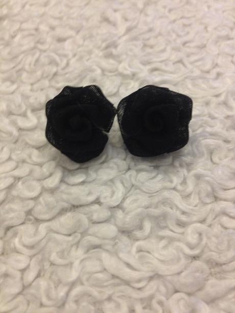 Náušnice - ružičky,