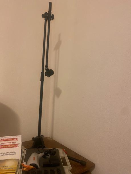 Biolampa+stojan+farebne filtre, 