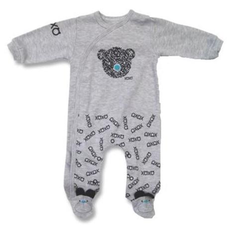 Lafel chlapčenský zavinovací overal xoxo - šedý,68, lafel,68