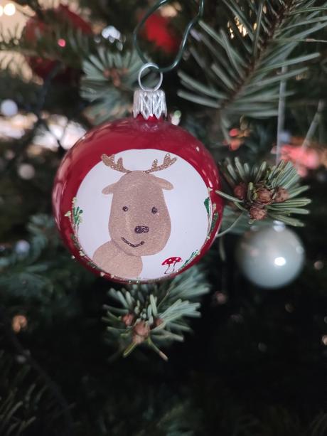 Ručné maľované sklenené gule,