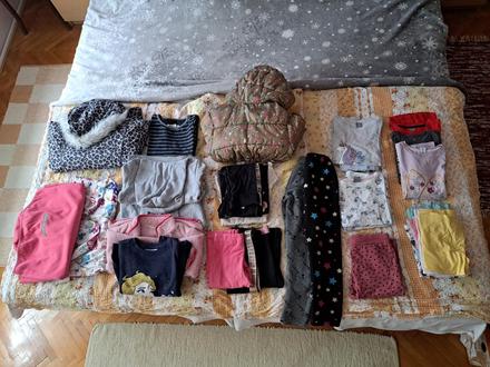 Veľký balík oblečenia pre dievčatko, 122–134