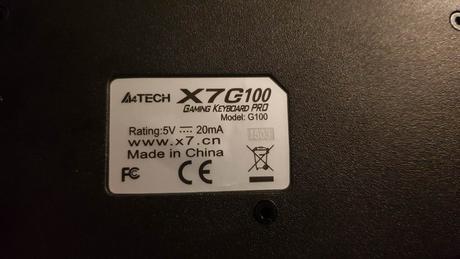 X7 g100 a4tech,