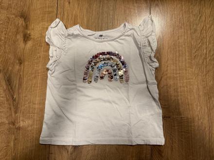 Tričko s dúhou hm, h&m,110