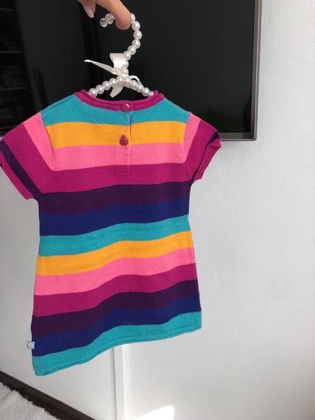 Pletené šaty s výsačkou, nkd,74