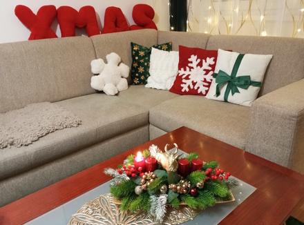 Vianočný vankúš x mas,