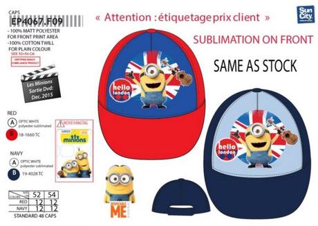 Chlapčenská šiltovka mimoni - 2 farby., 50 / 56