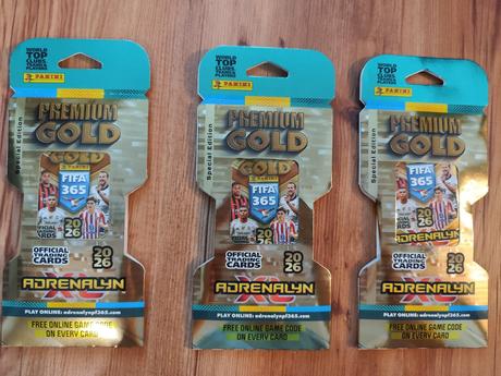 Futbalové kartičky - fifa 365 2026 - premium gold,