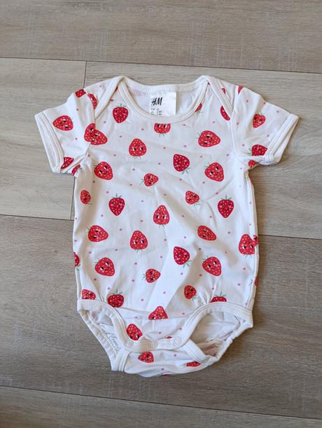 Body jahodky, h&m,62