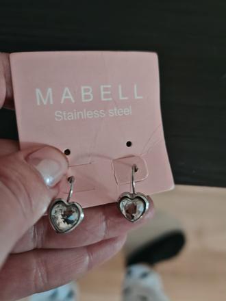 Náušnice srdiečka chirurgická oceľ, 