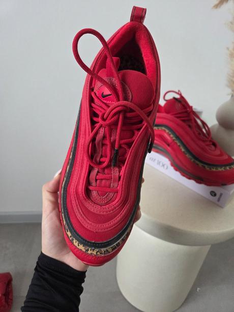 Nike airmax 97 leopard pack university red 39,5-40, nike,40