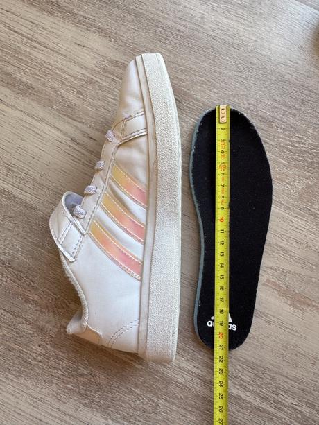 Adidas biele dievčenské 33, adidas,33