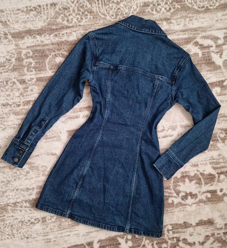 Rifľové/denimové šaty abercrombie & fitch, abercrombie&fitch,xs