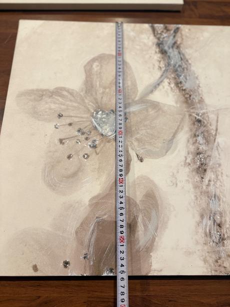 Ikea 3 veľké obrazy kvety, 