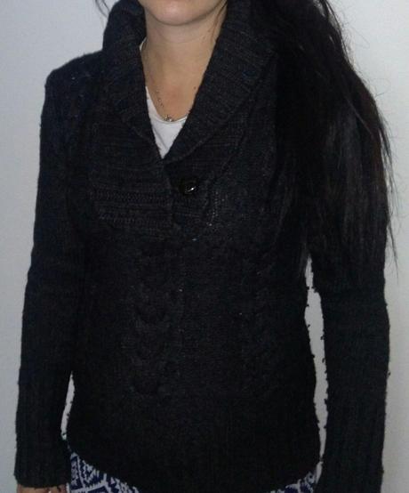 Dámsky pletený sveter h&m, h&m,s