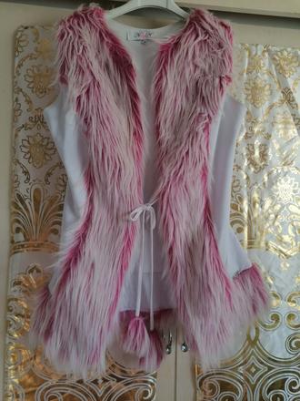 Vesta s kožušinou, m