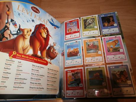 Klasické rozprávky s kartičkami po anglicky,